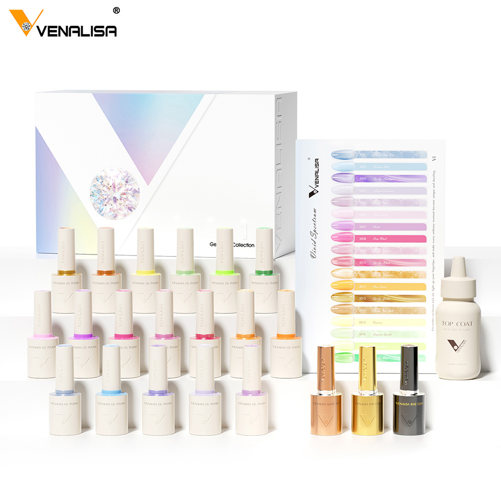 Gel Top Coat - VENALISA 10mI Nail Gel Polish Set