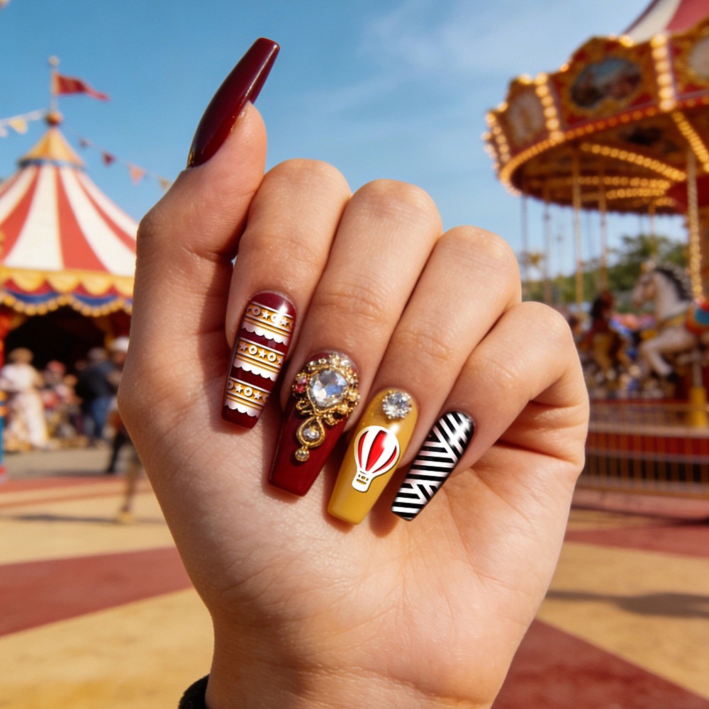 3pcs Circus Nail Stamping Plat - Nail Stamping Plate review and price