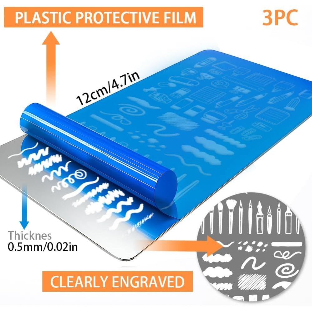 3pcs Stationery Nail Stamping  - Nail Stamping Plate review and price