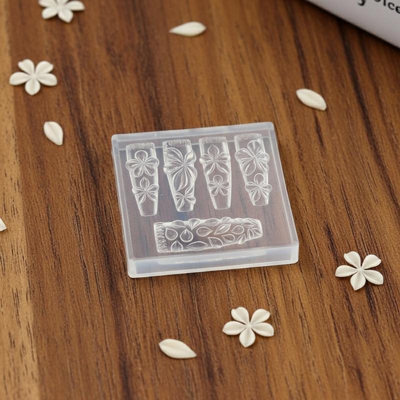 Reusable Silicone Nail Art Mol - Nail Stamping Plate review and price