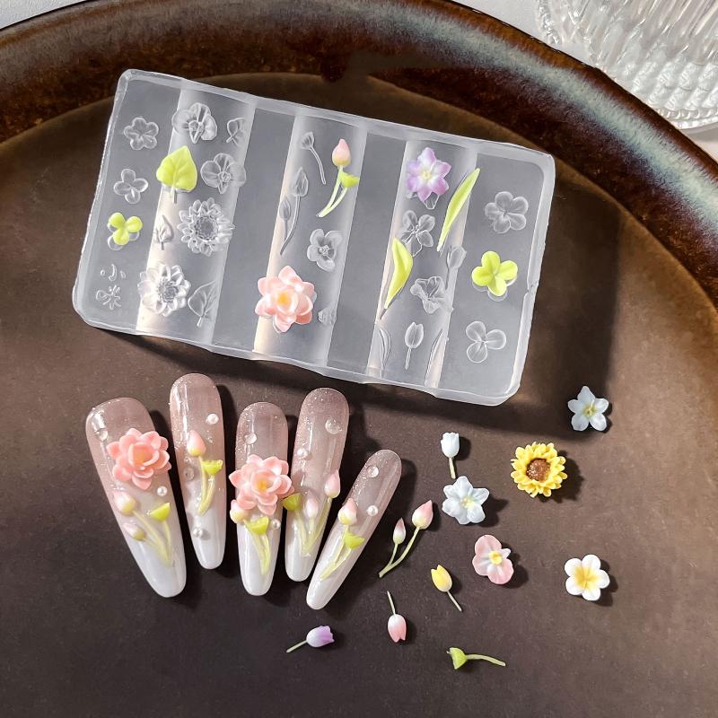 Reusable Silicone Nail Art Mol - Nail Stamping Plate review and price