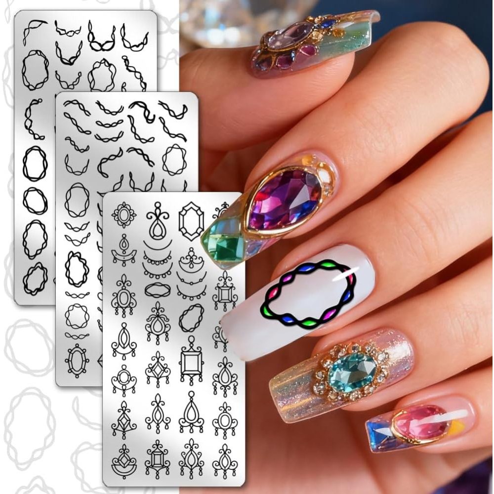 111 Patterns Pendant Nail Stam - Nail Stamping Plate review and price