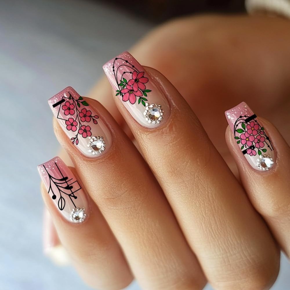 3pcs Flower Nail Stamping Plat - Nail Stamping Plate review and price