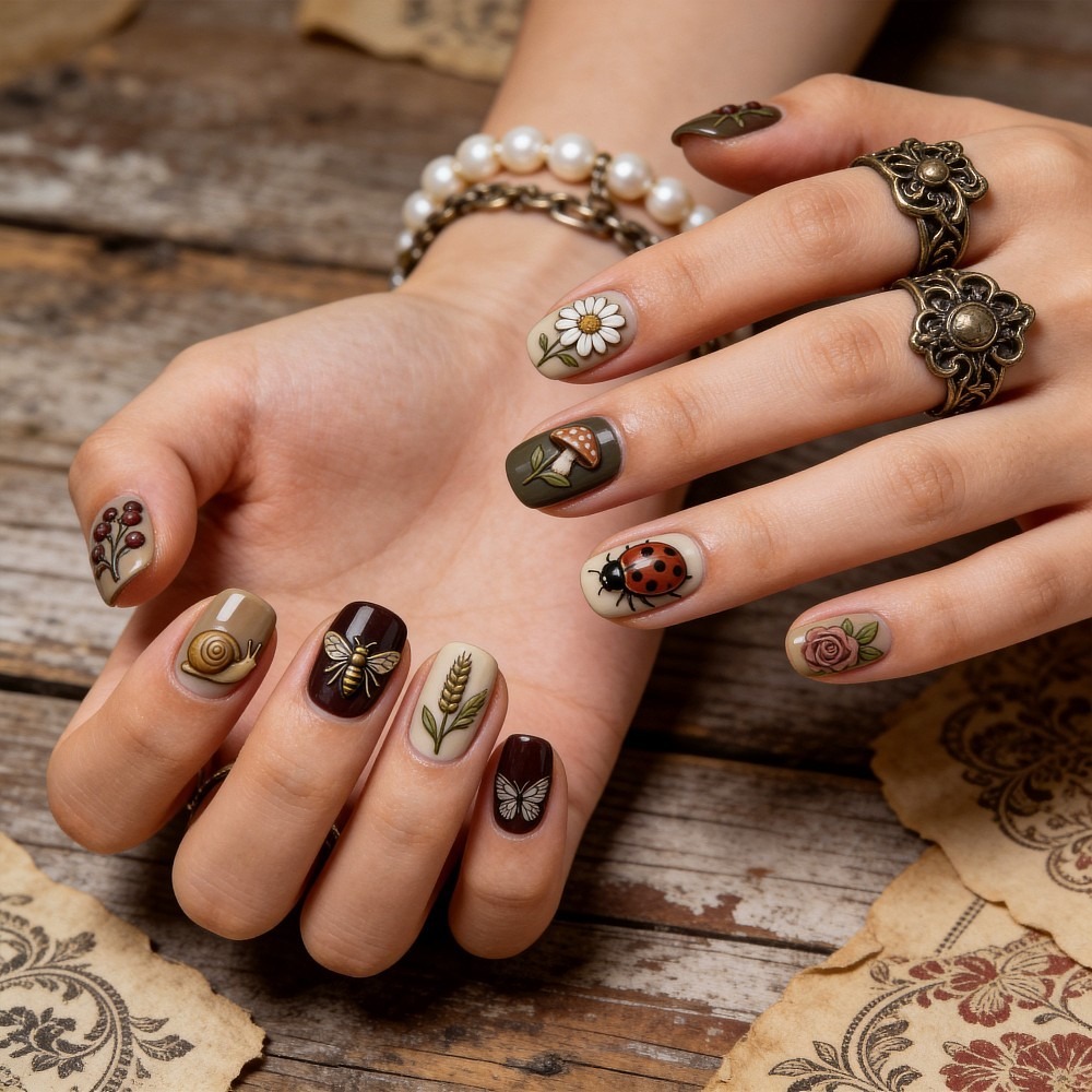 3pcs Insects Plants Nail Stamp - Nail Stamping Plate review and price