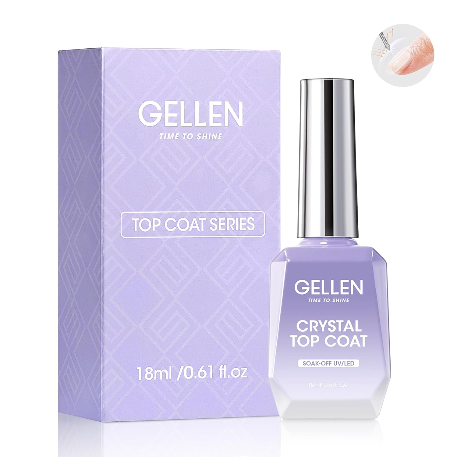 GELLEN Nail Gel Top Coat 18ML  - Gel Top Coat review and price