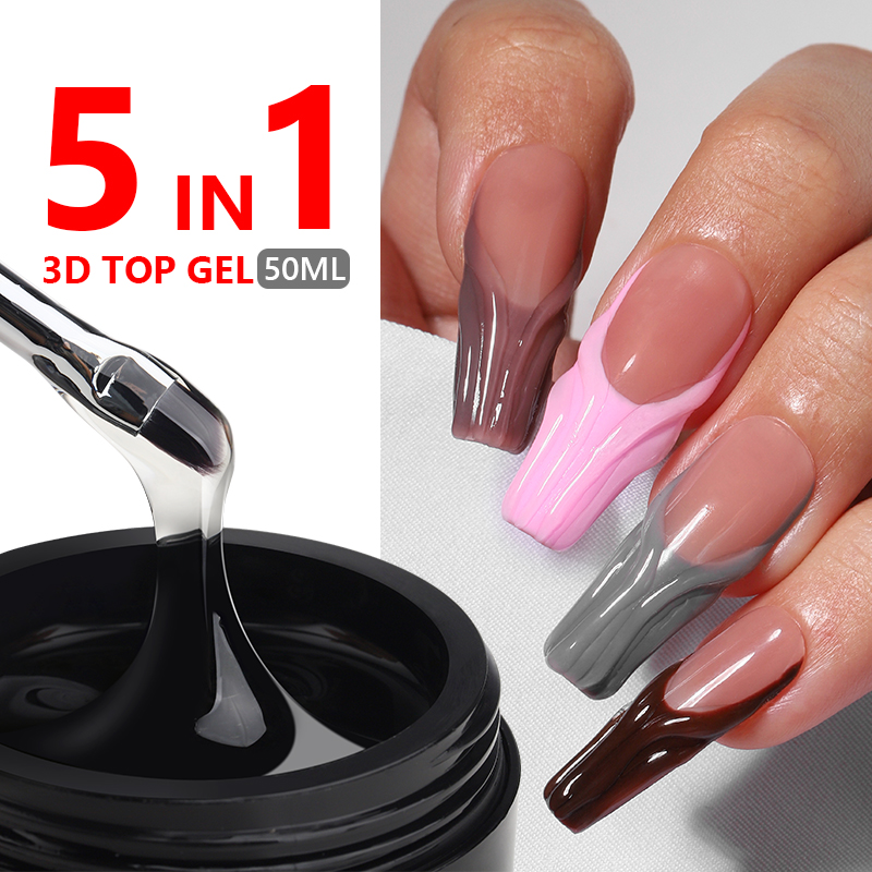 MSHARE 3D Top Coat Gel 50ml 5  - Gel Top Coat review and price