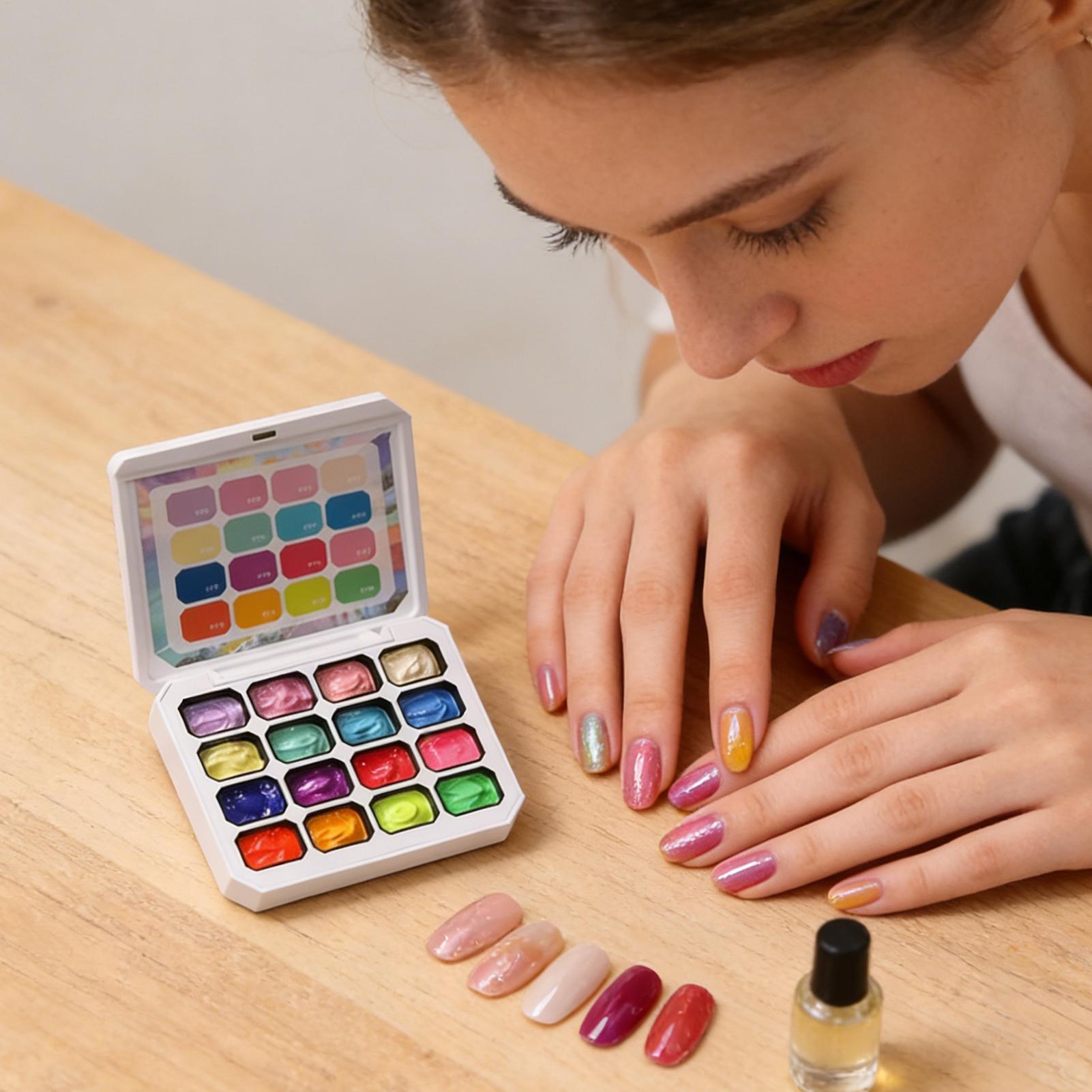 Gel Nail Polish Set 16 Colors  - Nail Gel Polish Set review and price