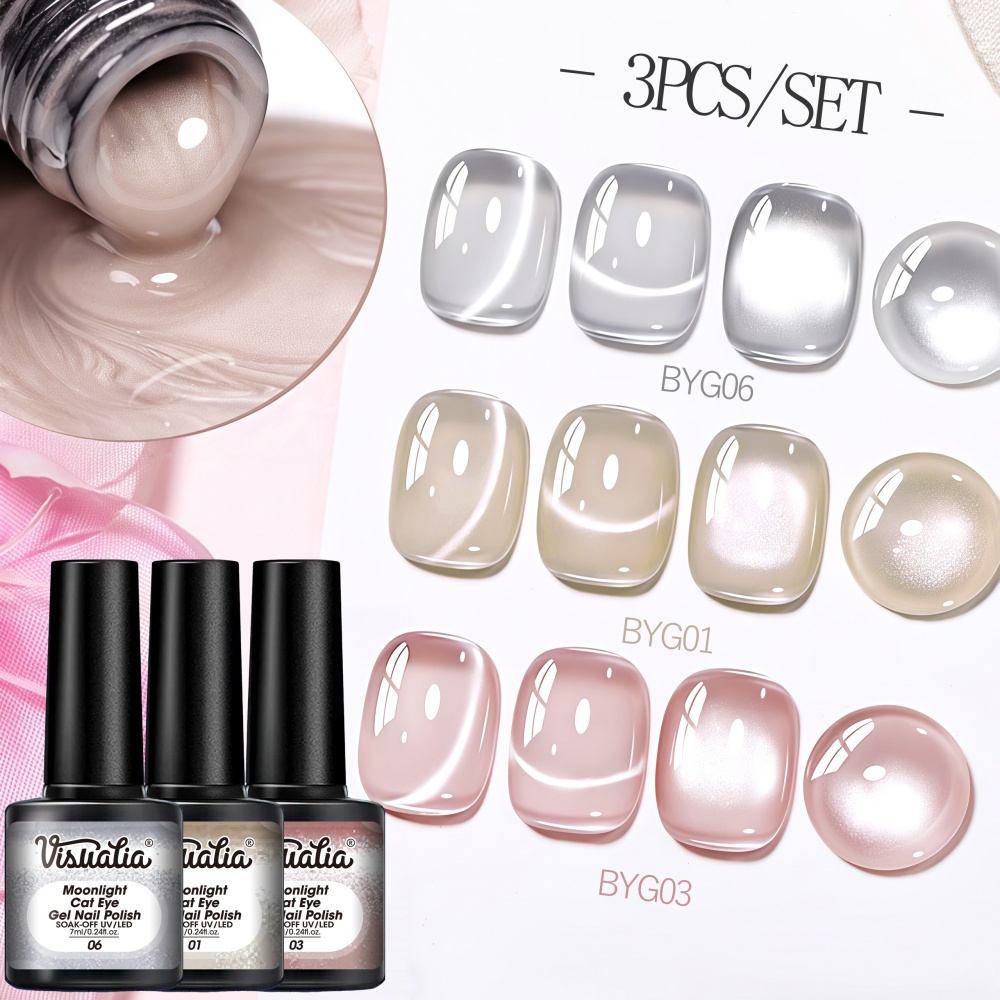 Visuatia Clear Nude Moonlight  - Nail Art Elegant review and price