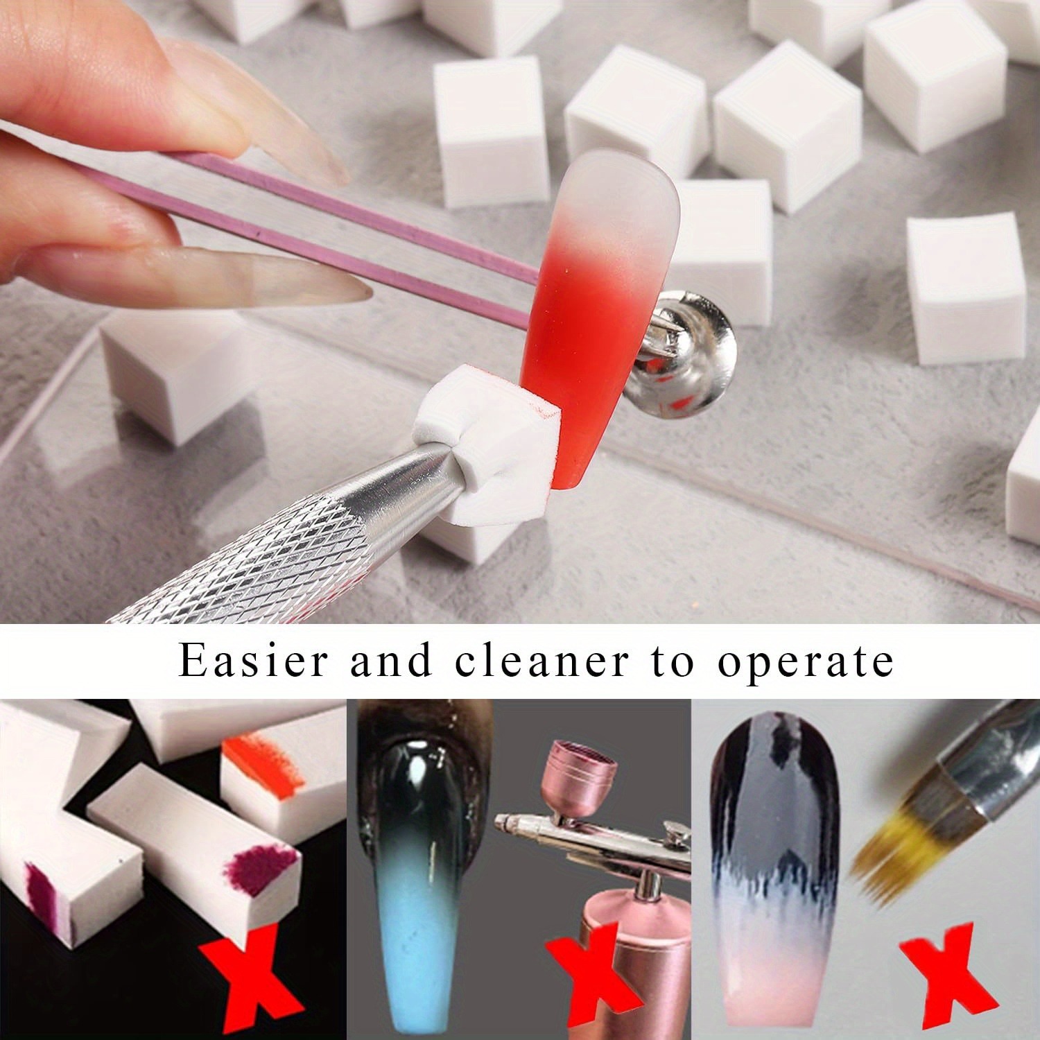 1/50/100Pcs Square Nail Art Sp - Nail Gel Polish Set review and price