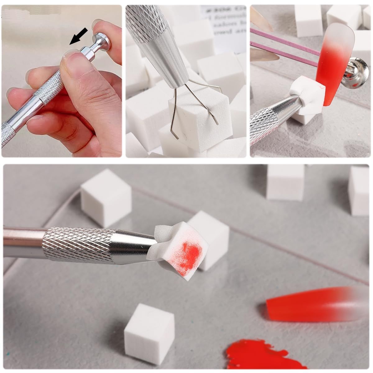 1/50/100Pcs Square Nail Art Sp - Nail Gel Polish Set review and price