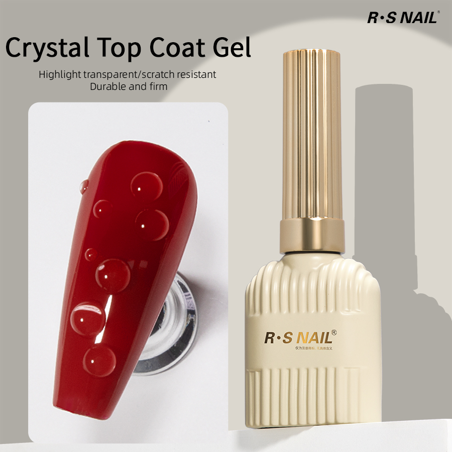 RS NAIL Crystal Top Coat Long  - Gel Top Coat review and price
