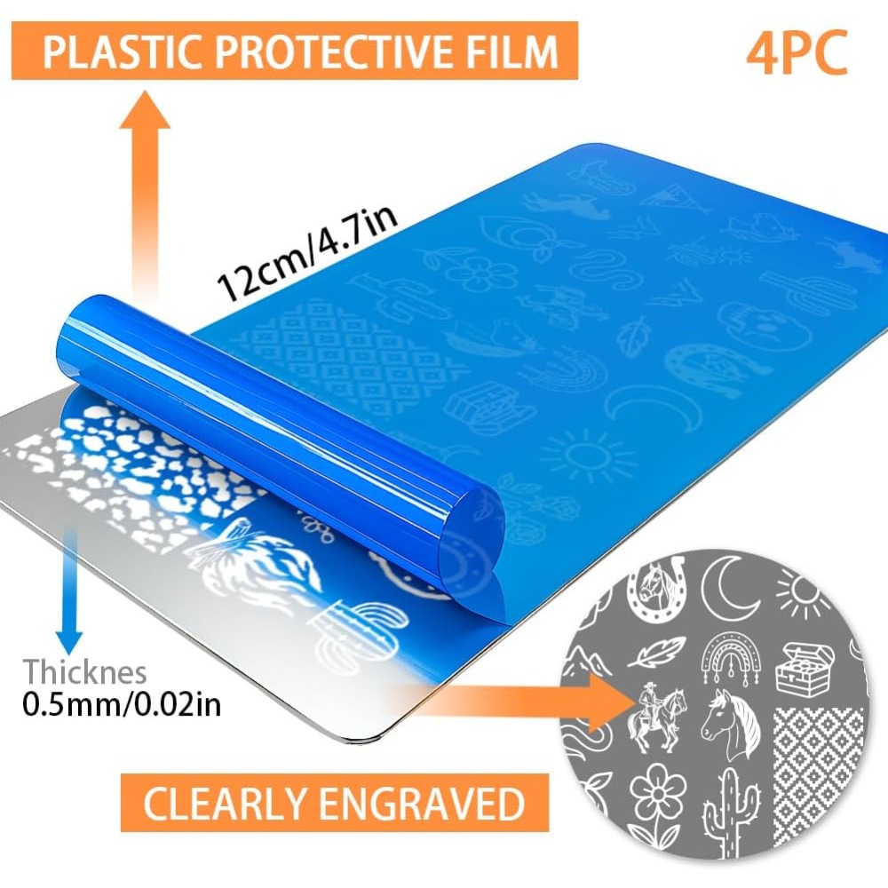 Stainless Steel DIY Nail Art T - Nail Stamping Plate review and price