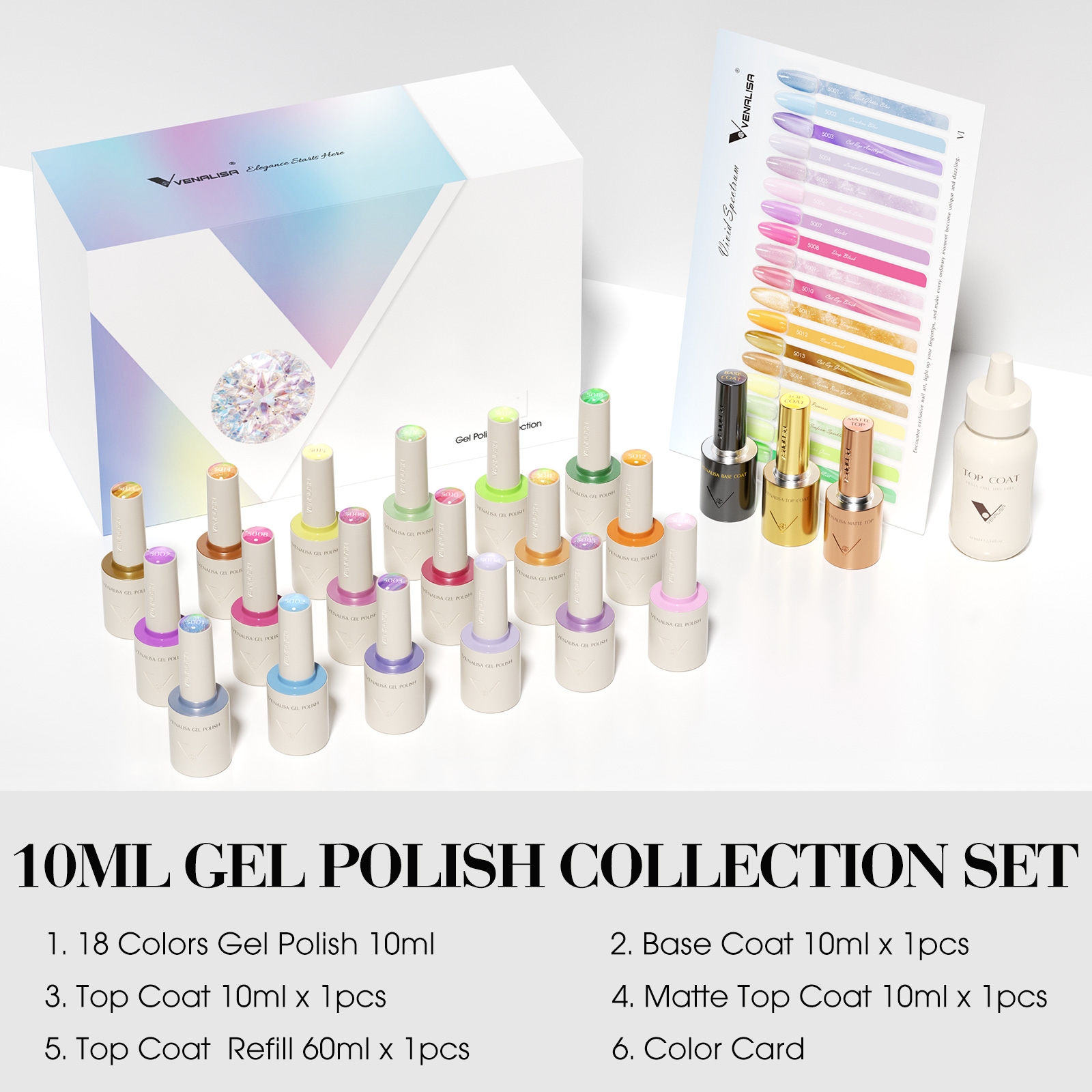 VENALISA 10mI Nail Gel Polish  - Gel Top Coat review and price