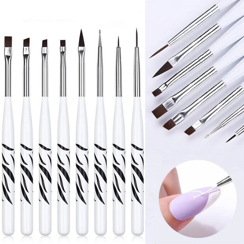 Nail Art Brush Ombre Brushes U - Nail Gel Polish Set review and price
