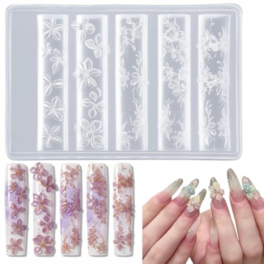3D Flowers Nail Mold, Flower S - Nail Art Elegant review and price