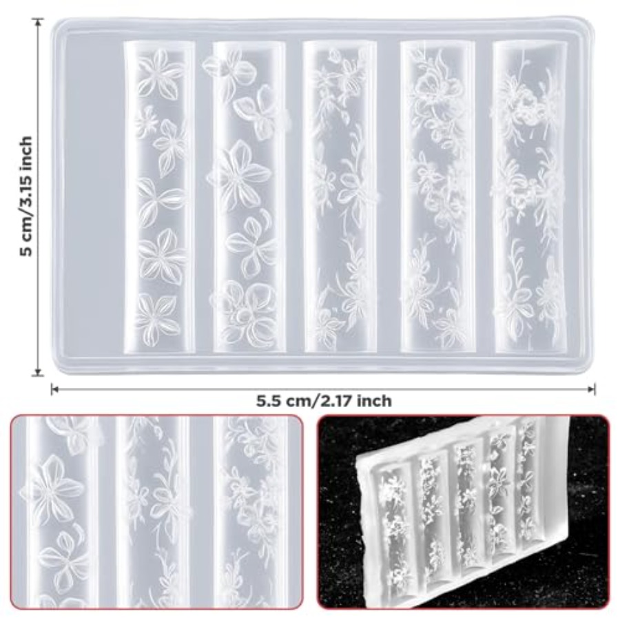 3D Flowers Nail Mold, Flower S - Nail Art Elegant review and price