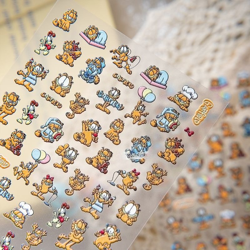 New Garfield Nail Art Stickers - Nail Art Quirky review and price