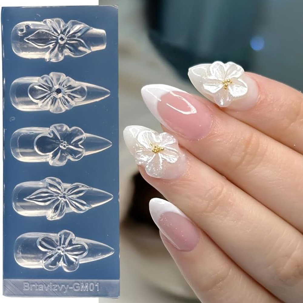 Floral 3D Nail Art Silicone Mo - Nail Art Elegant review and price