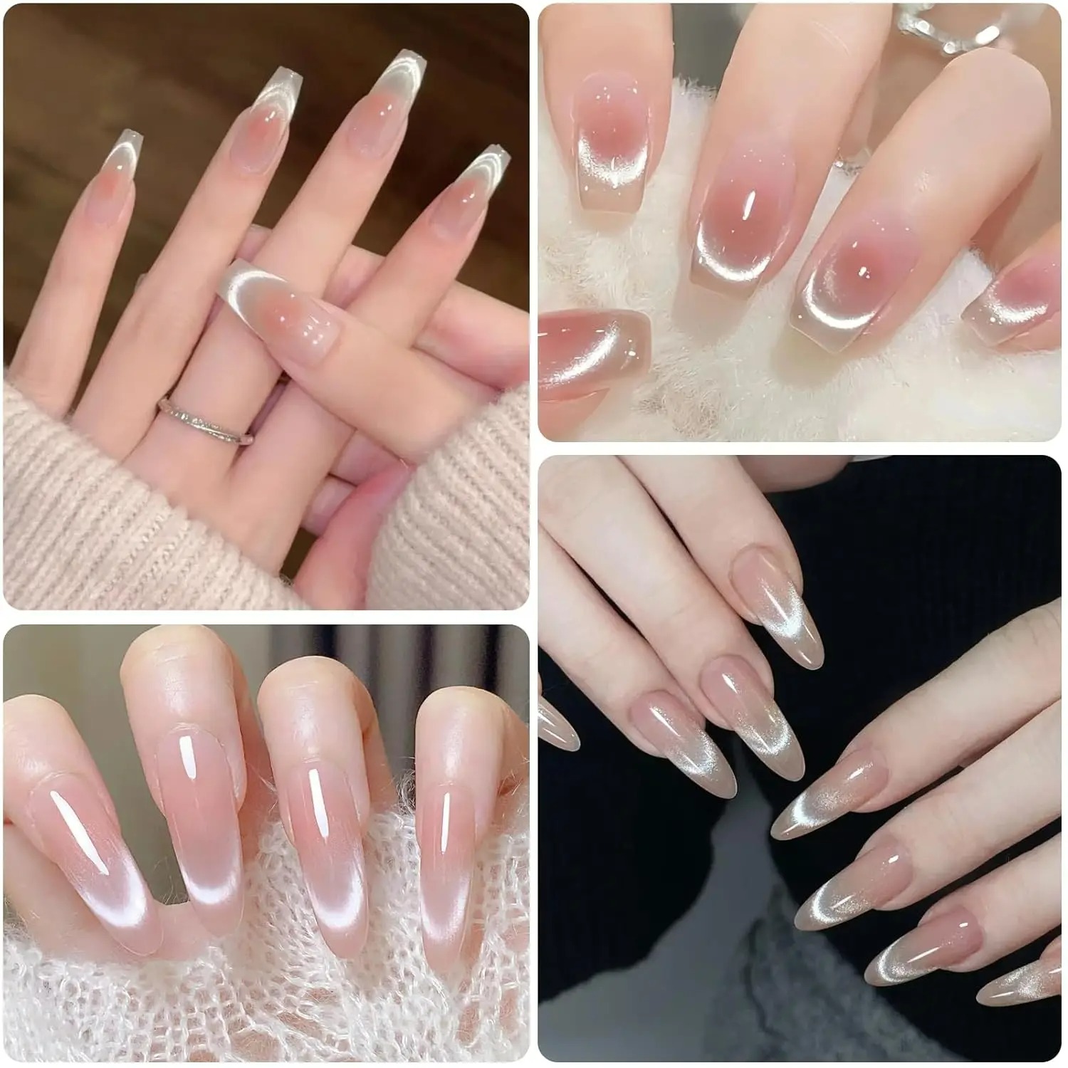 1/2Pcs Double-Head French Nail - Nail Gel Polish Set review and price