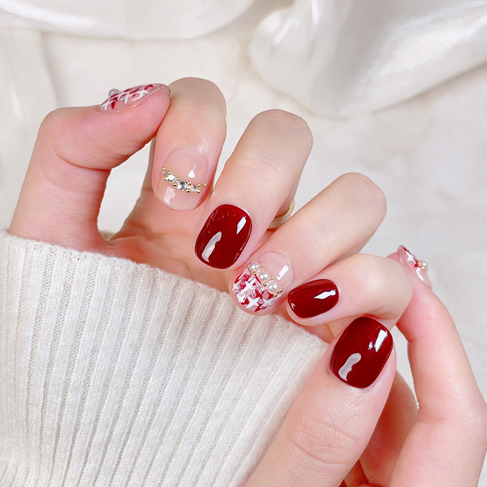 10pcs Short Square Round Handm - Nail Art Quirky review and price