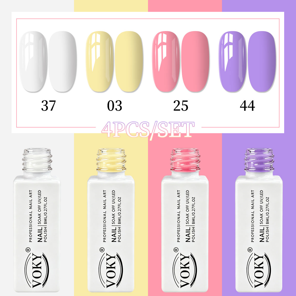 VOKY 4-piece macaron elegant s - Nail Art Elegant review and price