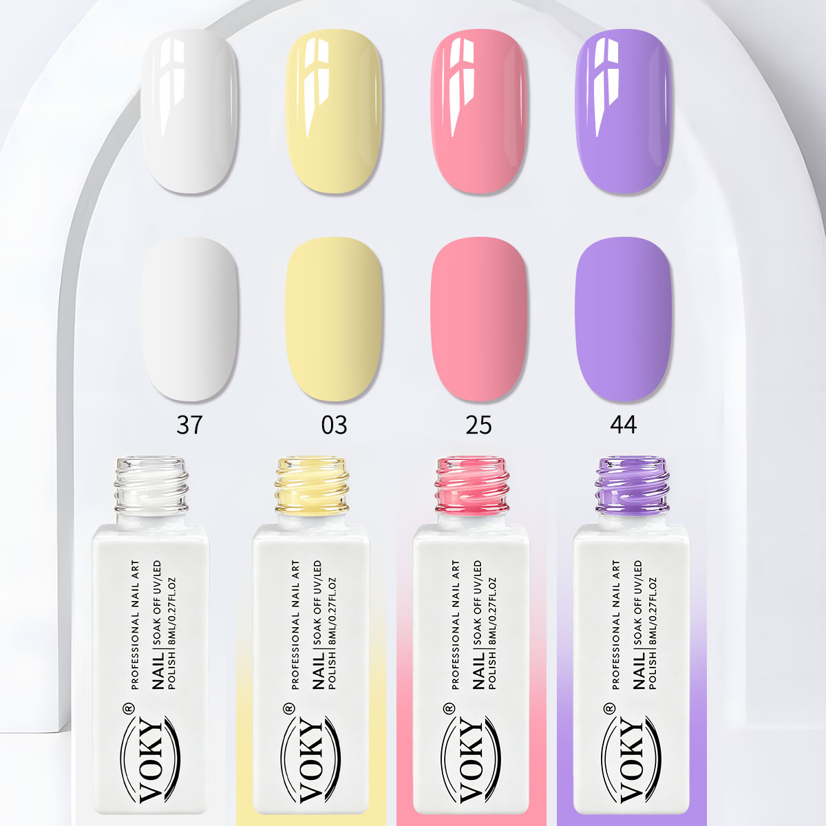 VOKY 4-piece macaron elegant s - Nail Art Elegant review and price